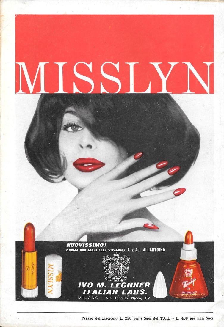 Misslyn. Advertising 1963 | Immagine principale