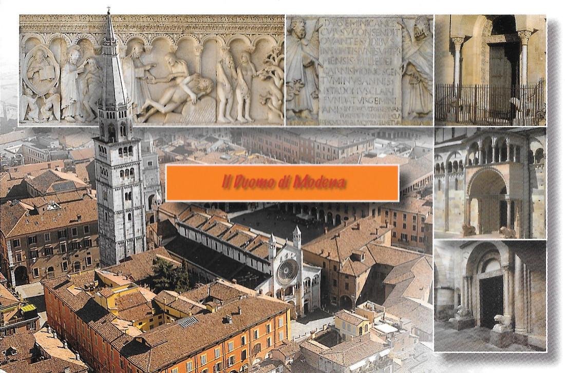 Modena. Particolari del Duomo. Non viaggiata | Immagine principale