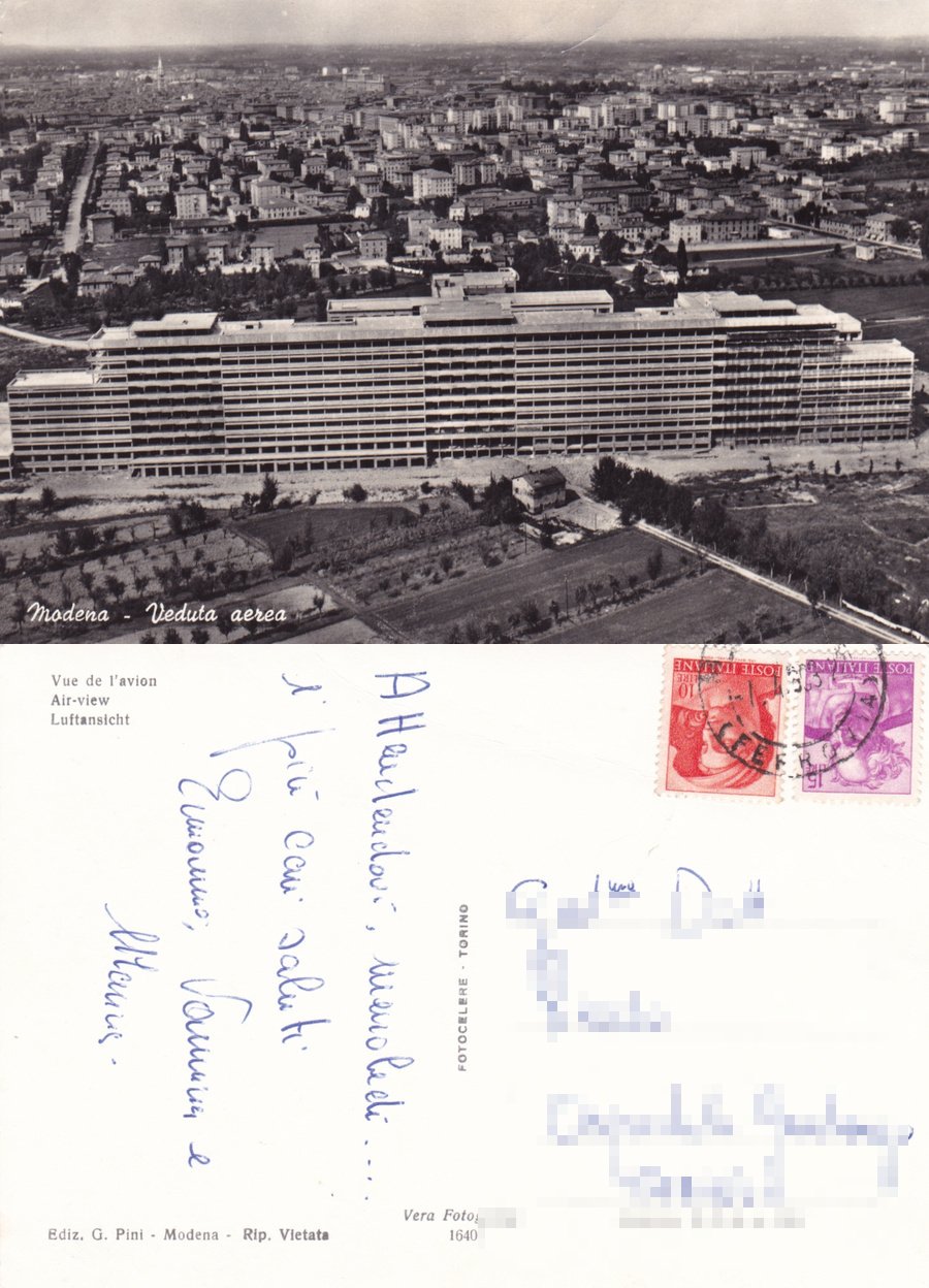Modena. Veduta aerea. Viaggiata | Immagine principale