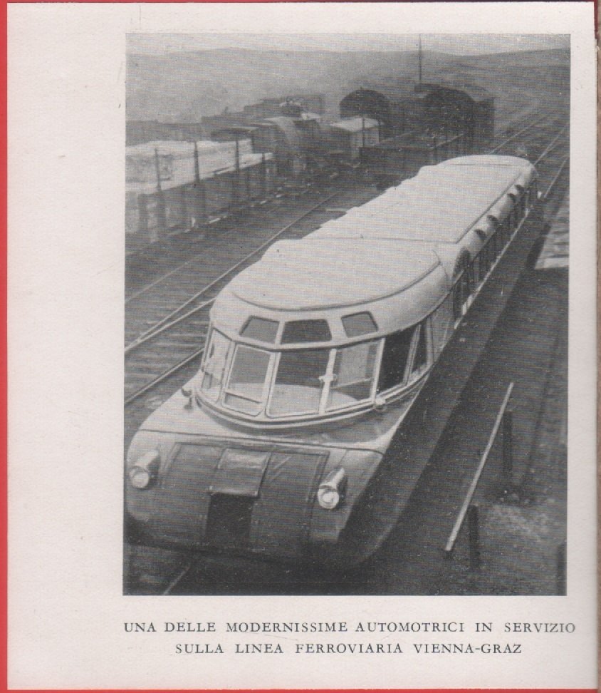 Modernissima automotrice in servizio sulla linea Vienna-Graz. Immagine 1937 | Immagine principale