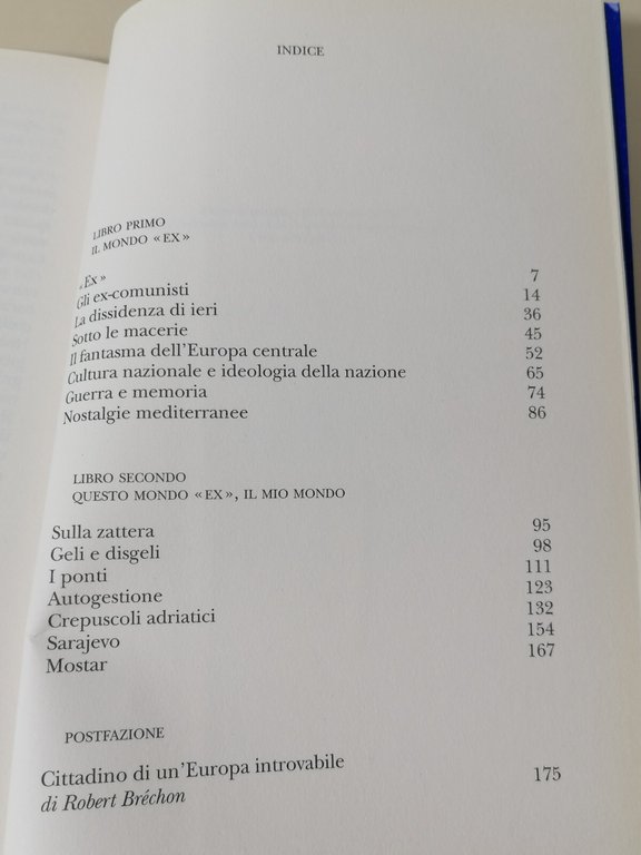 Mondo Ex - Libro Pedrag Matvejevic Europa Prima Edizione 9788811598725