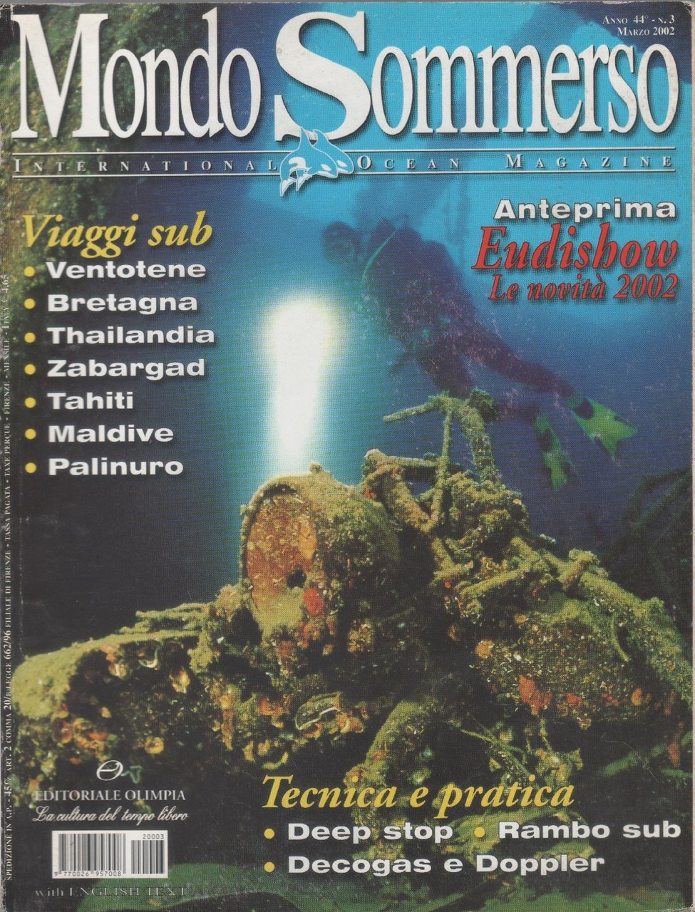 Mondo sommerso rivista. n. 3, marzo 2002 | Immagine principale