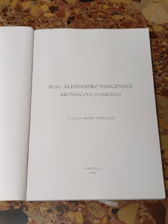 Mons. Alessandro D'Angennes Arcivescovo di Vercelli | Immagine Gallery 7