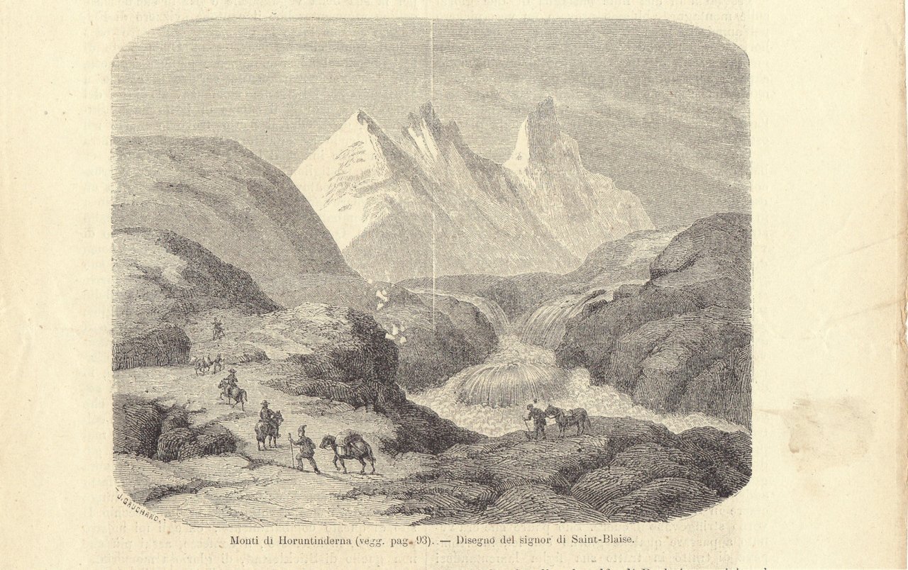 Monti di Horuntiderna. Illustrazione 1864 | Immagine principale