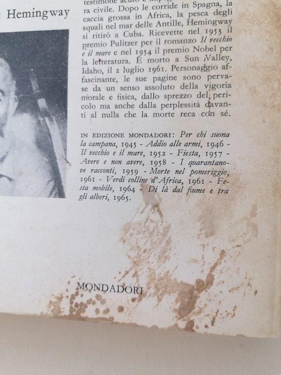 Morte nel pomeriggio / 30^ migliaio