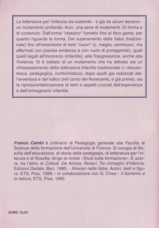 Mostri e Paure Nella Letteratura per l'Infanzia di Ieri e …