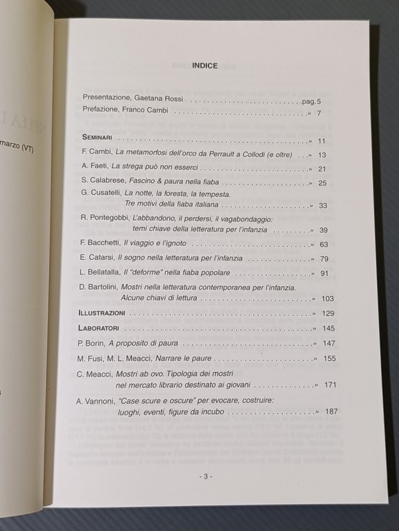 Mostri e Paure Nella Letteratura per l'Infanzia di Ieri e …