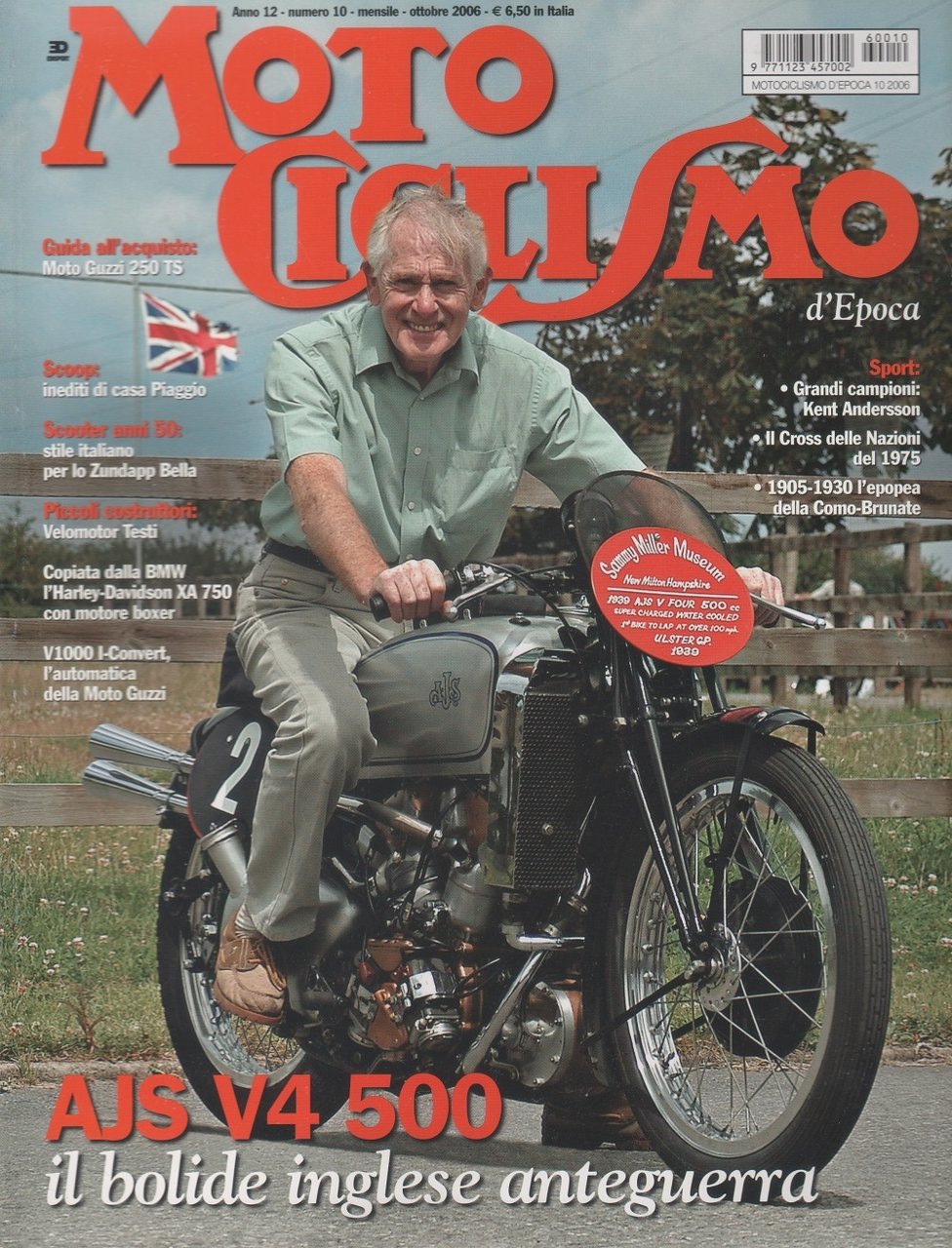 Moto Ciclismo d'epoca. Rivista, n. 10, ottobre 2006 | Immagine principale