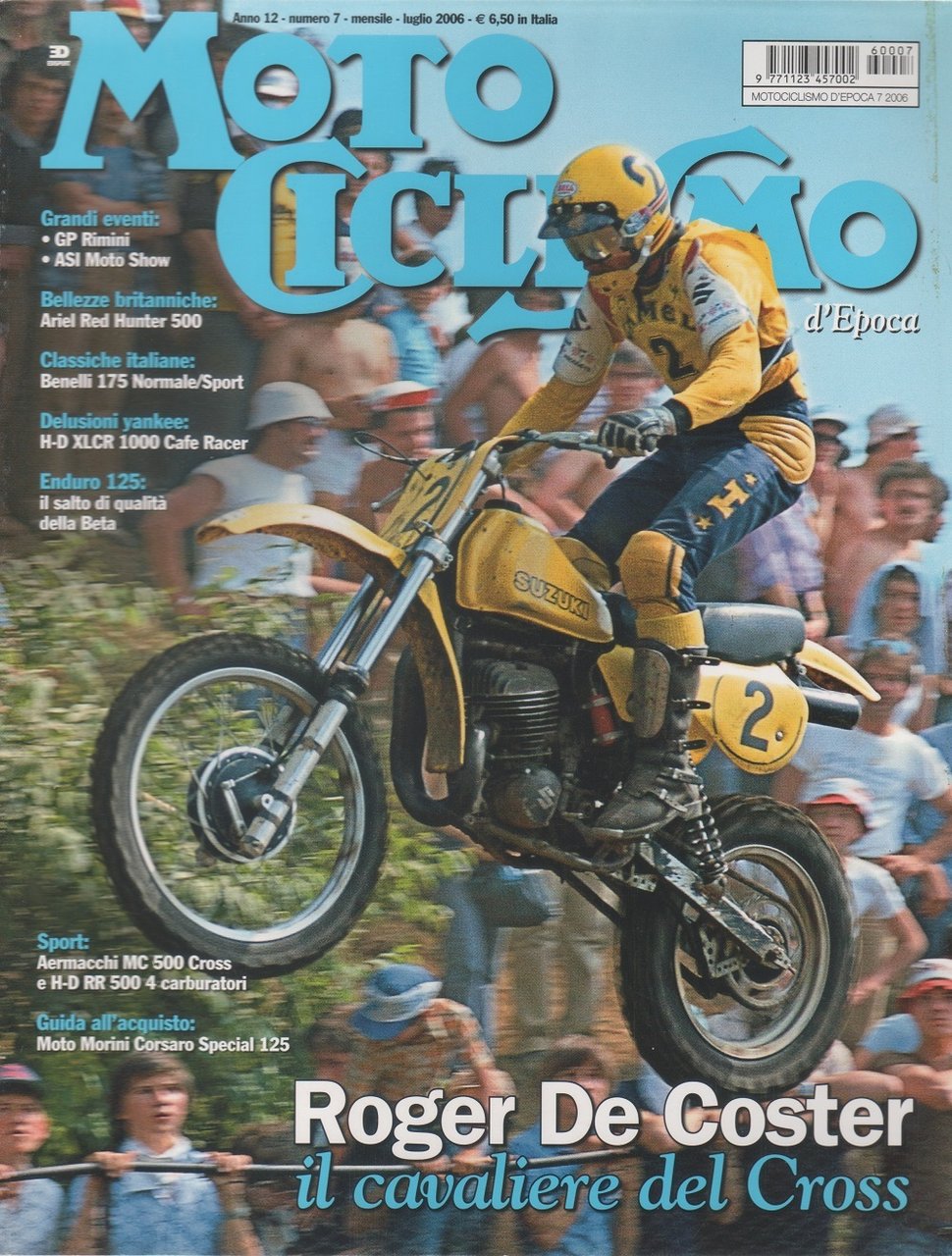 Moto Ciclismo d'epoca. Rivista, n. 7, luglio 2006 | Immagine principale