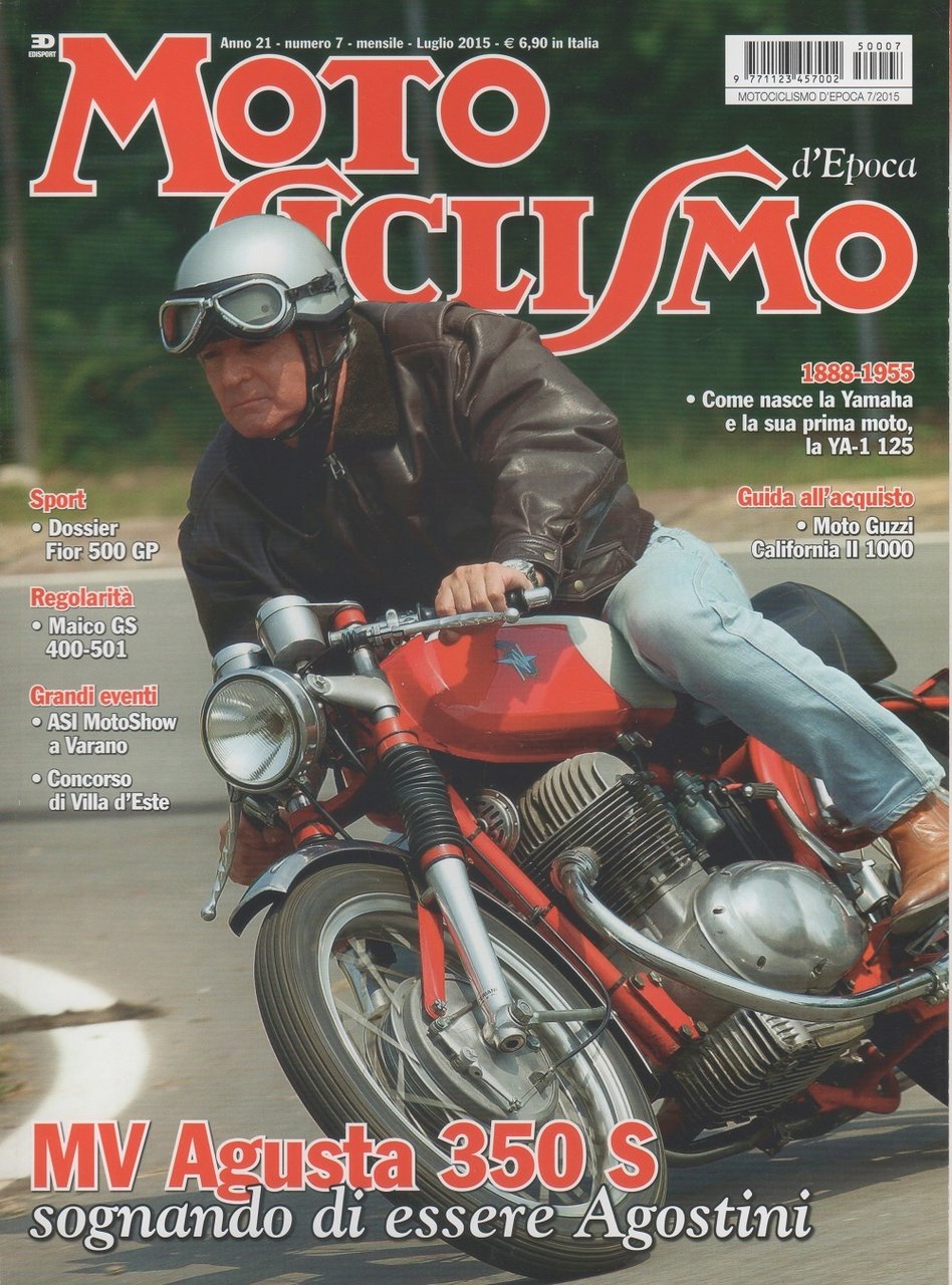 Moto Ciclismo d'epoca. Rivista, n. 7, luglio 2015 | Immagine principale