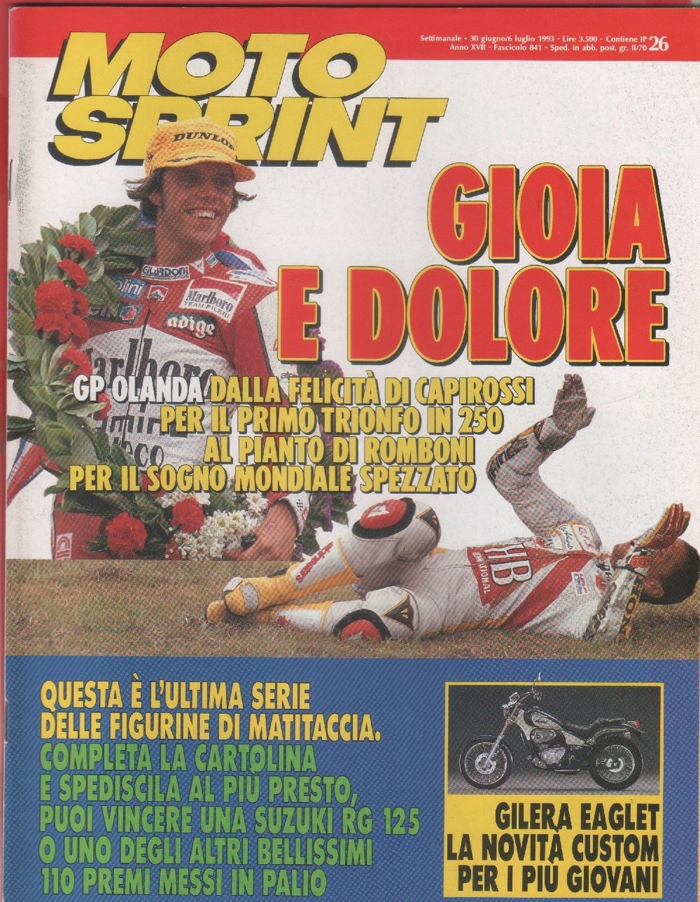 Moto sprint. n. 26 - 1993. GP Olanda: goia e … | Immagine principale
