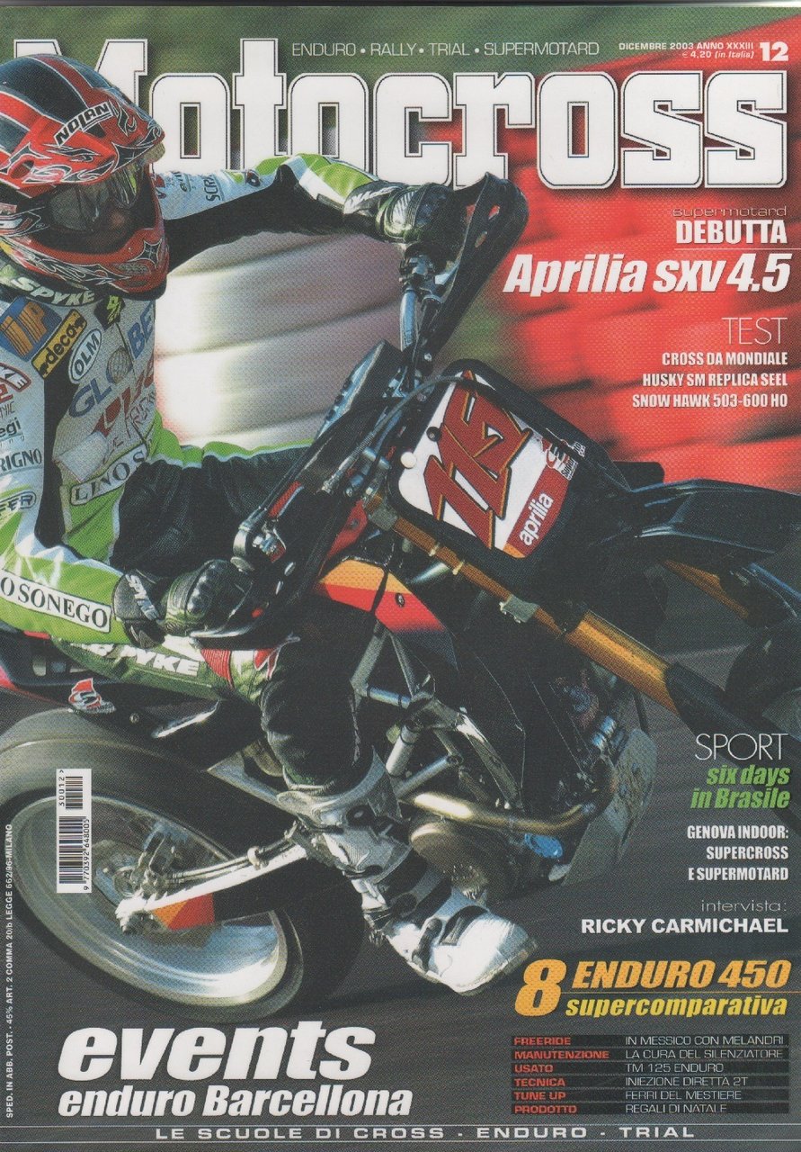 Motocross. Rivista, n. 12, dicembre 2003 | Immagine principale