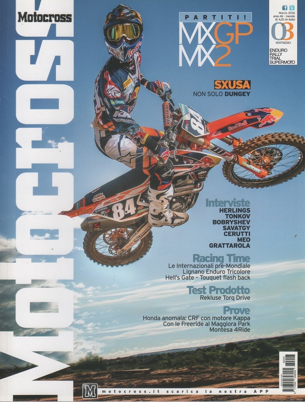 Motocross. Rivista, n. 3, marzo, 2016 | Immagine principale