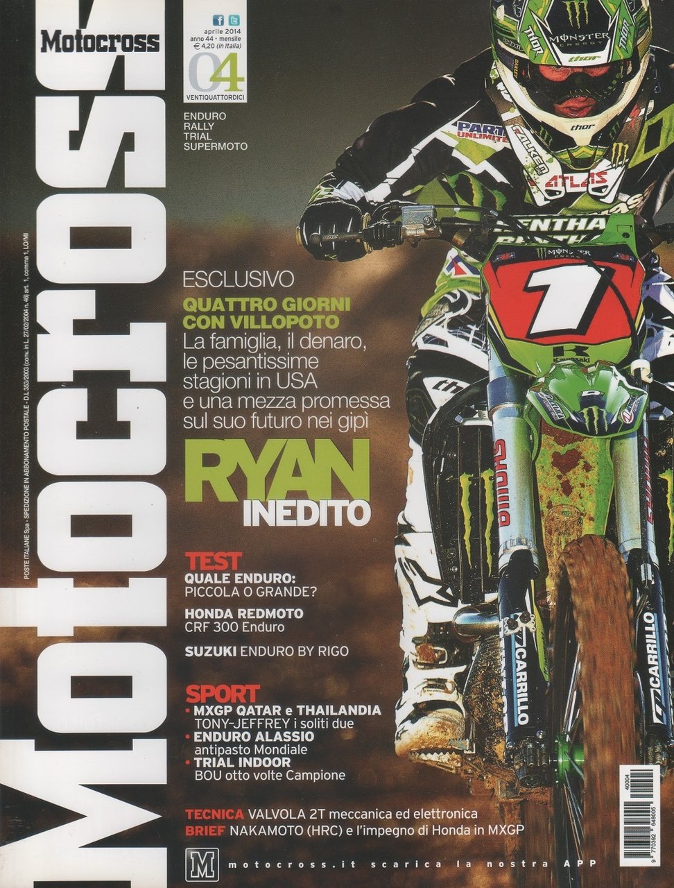 Motocross. Rivista, n. 4, aprile 2014 | Immagine principale