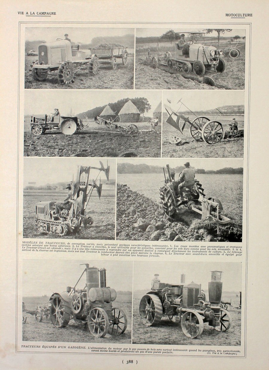 Motoculture. Tre pagine. Immagine 1927 | Immagine principale