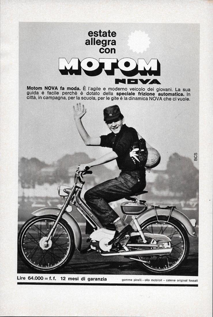 Motom Nova. Advertising 1965 | Immagine principale