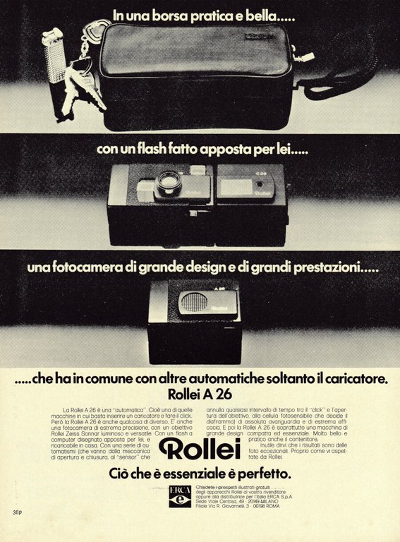 Motore marini Yanmar serie YSE/Proiettore Rollei A26. Advertising 1974 | Immagine Gallery 2