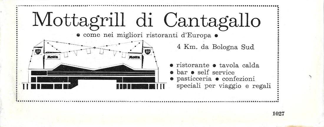 Mottagrill di Cantagallo. Advertising 1963 | Immagine principale