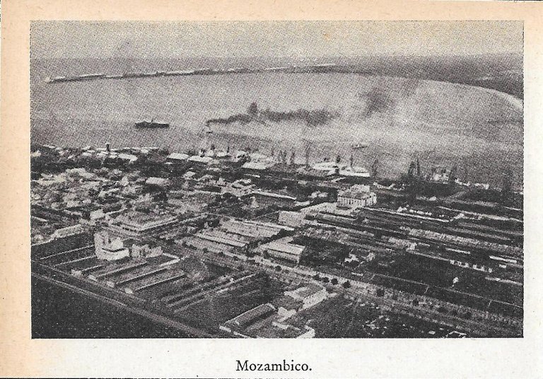 Mozambico / Dar-es-Salaam. Stampa 1934 fronte/retro | Immagine Gallery 2