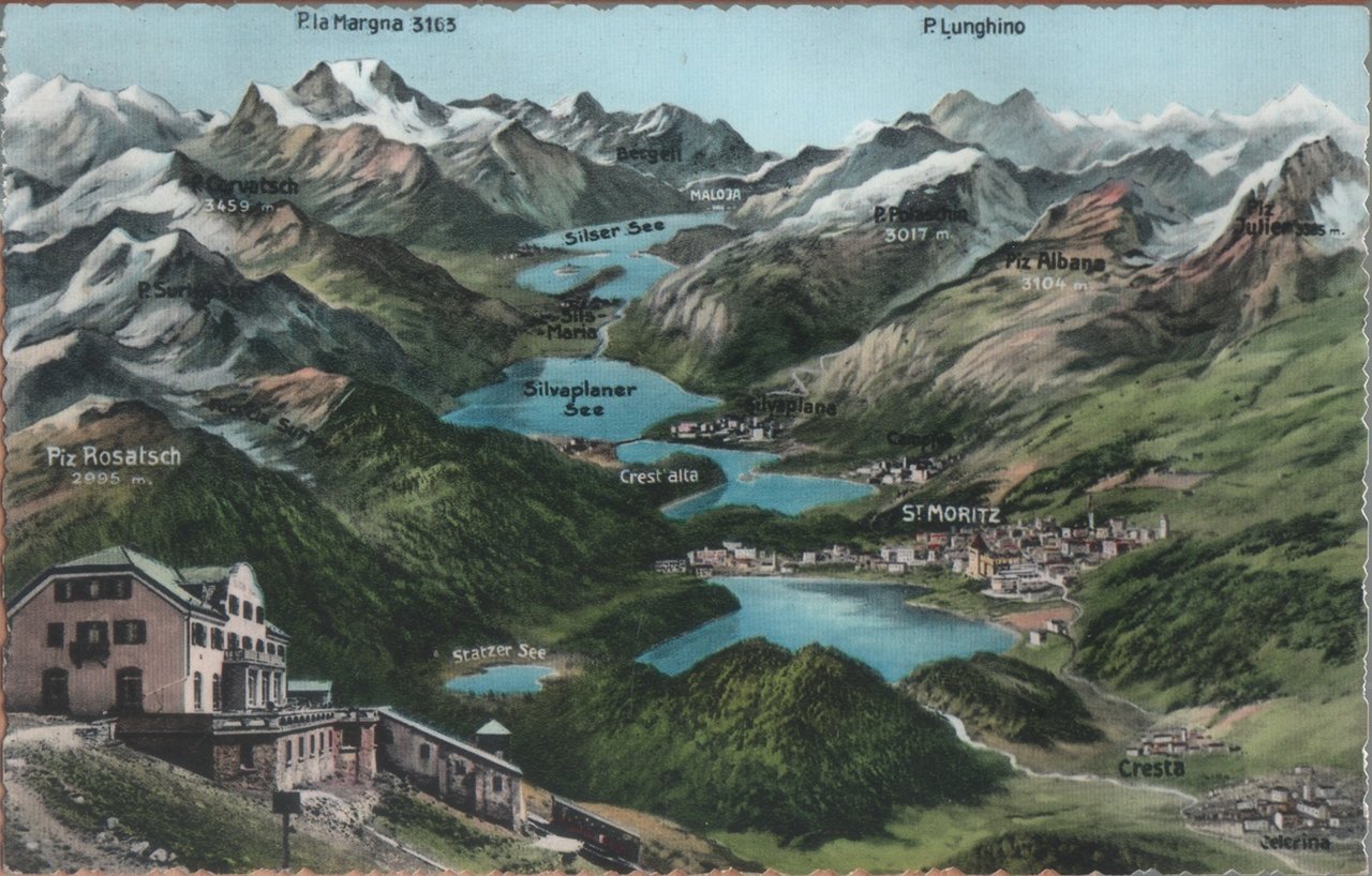 Muottas Muragi. Viaggiata 1955 | Immagine principale