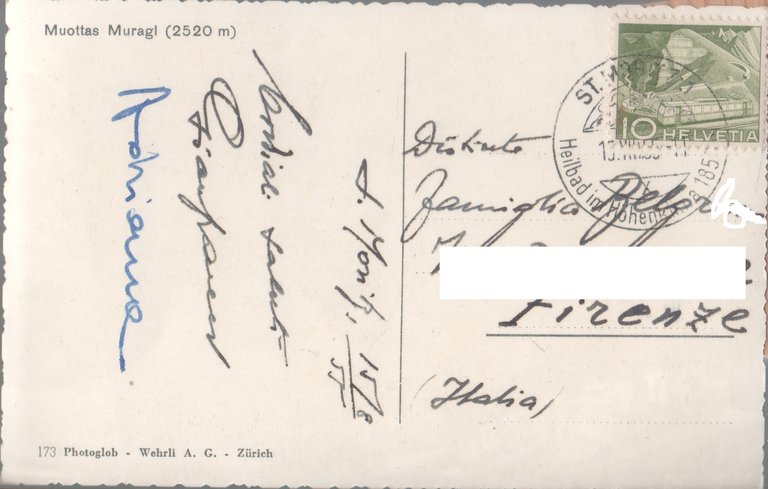Muottas Muragi. Viaggiata 1955 | Immagine Gallery 2