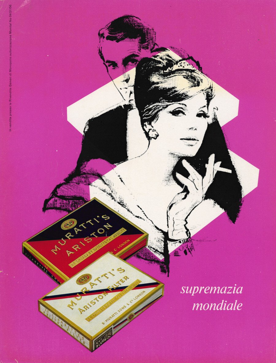 Muratti's Ariston. Advertising 1962 | Immagine principale