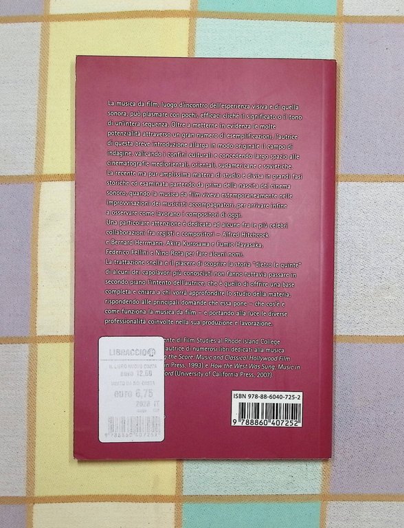 Musica da Film Una Breve Introduzione Libro Kalinak Edt 9788860407252