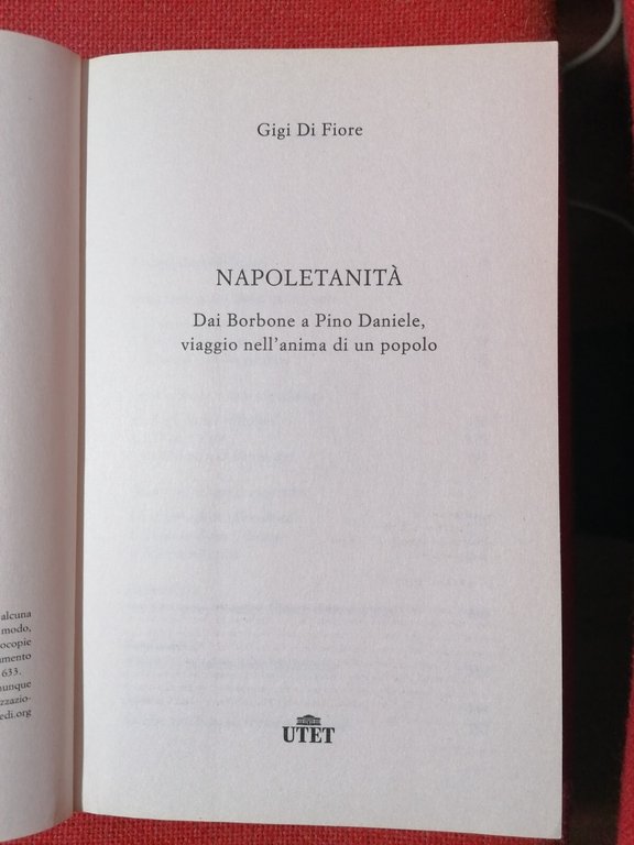 Napoletanità Gigi Di Fiore dai Borbone a Pino Daniele Libro …