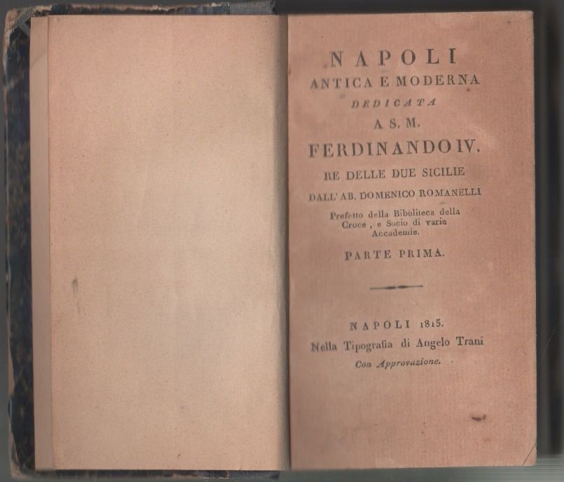 Napoli antica e moderna - Domenico Romanelli | Immagine principale