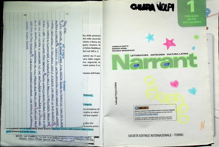 Narrant Volumi 1 e 2 Letteratura Antologia Latina Latino SEI …