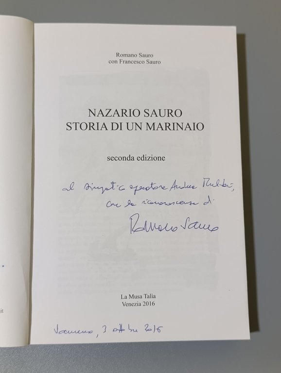 Nazario Sauro. Storia di un marinaio