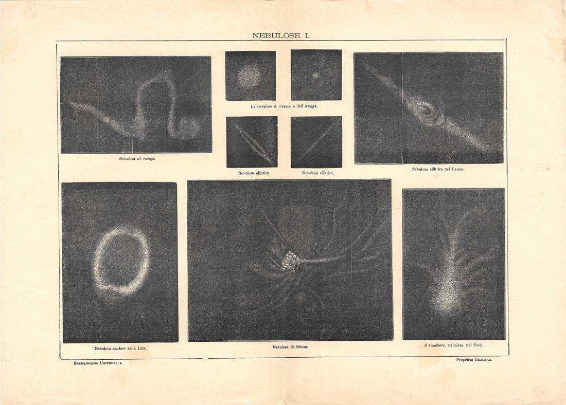 Nebulose I. Lexicon Vallardi 1900 ca. | Immagine principale