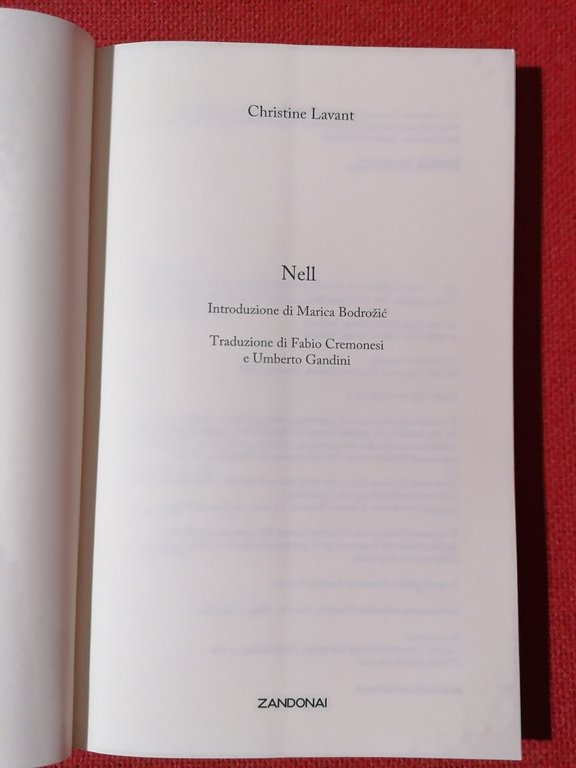 Nell - Christine Lavant - Libro racconti Zandonai 2009 9788895538280
