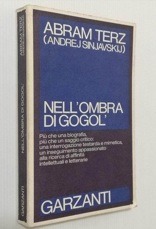 Nell'Ombra Di Gogol Libro Abram Terz Sinjavskij Garznti Prima Edizione …