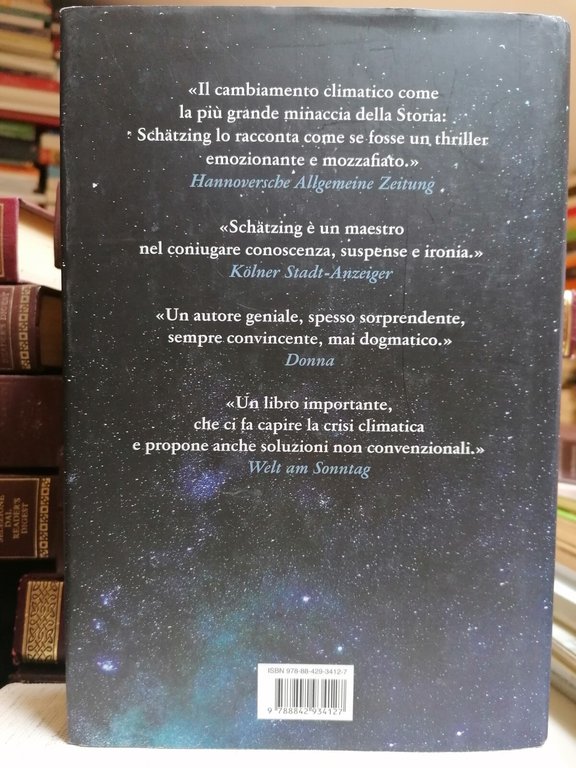 Nelle Nostre Mani Libro Schatzing Crisi Climatica Riscaldamento Globale Terra