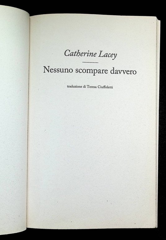 Nessuno scompare davvero