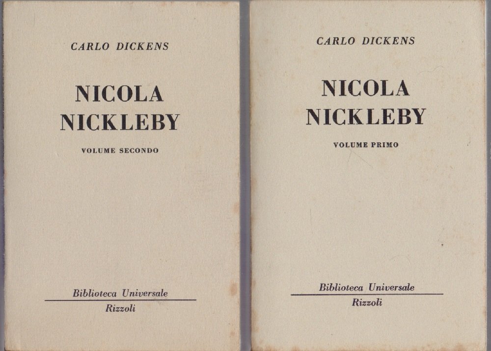 Nicola Nickleby (2 Volumi ) - ( 1846 - 1855 … | Immagine principale