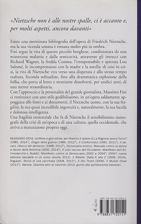 Nietzsche. L'apolide dell'esistenza