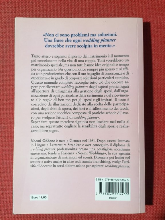 Noemi Oddone COME DIVENTARE WEDDING PLANNER Libro Manuale Matrimoni Mursia …