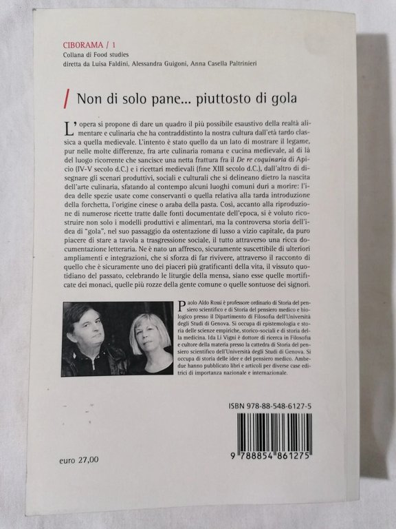 Non di solo pane...piuttosto di gola - Libro Aldo Rossi …