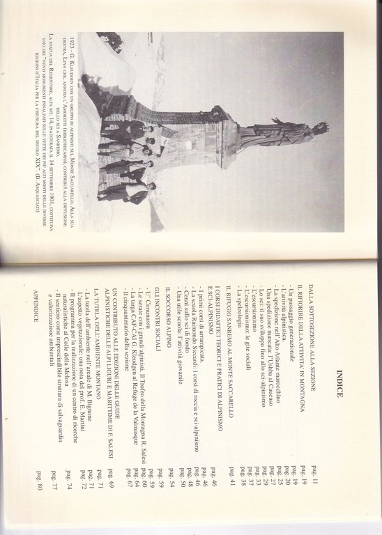 Note del Cinquantennio 1945 -1995. Storia della Sezione