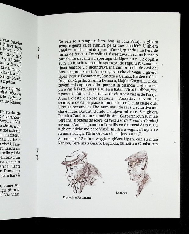 Nu scurdamuse du passau. Descrizione del Parasio in dialetto portorino … | Immagine Gallery 6