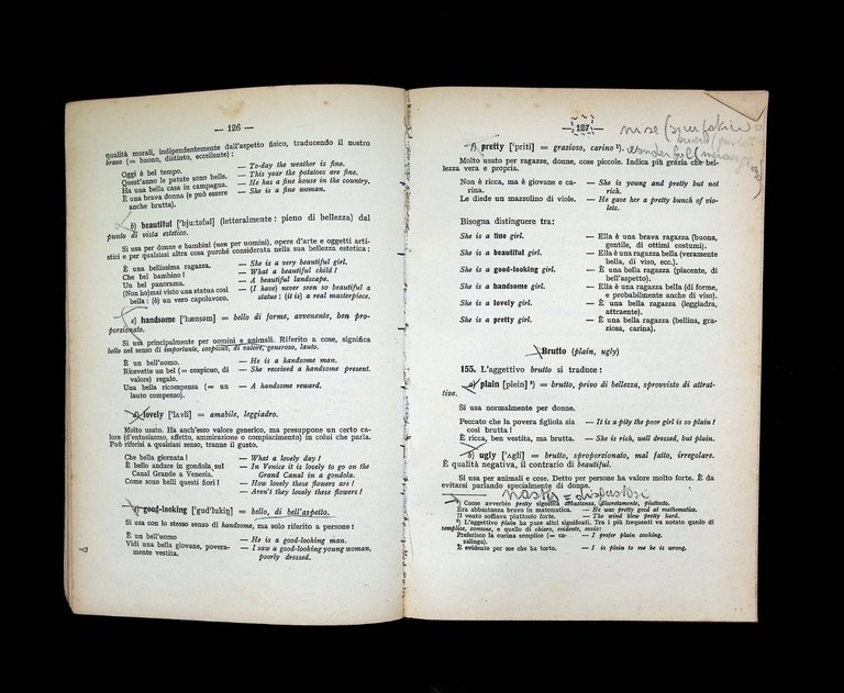 Nuova Grammatica Ragionata Della Lingua Inglese Grasso Bottalla Libro 1966
