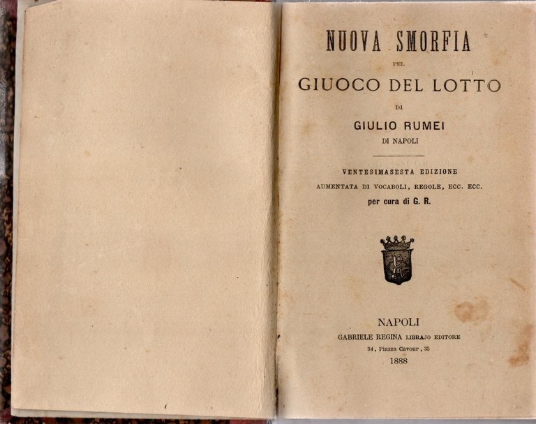Nuova Smorfia Del Giuoco Del Lotto