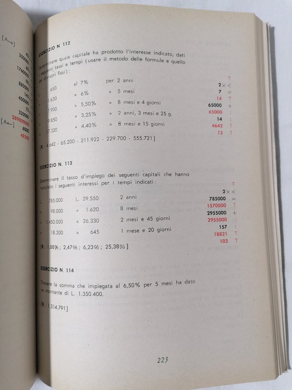 Nuovo Corso Di Calcolo Meccanico Libro Computisteria Tecnica Mercantile Bancaria