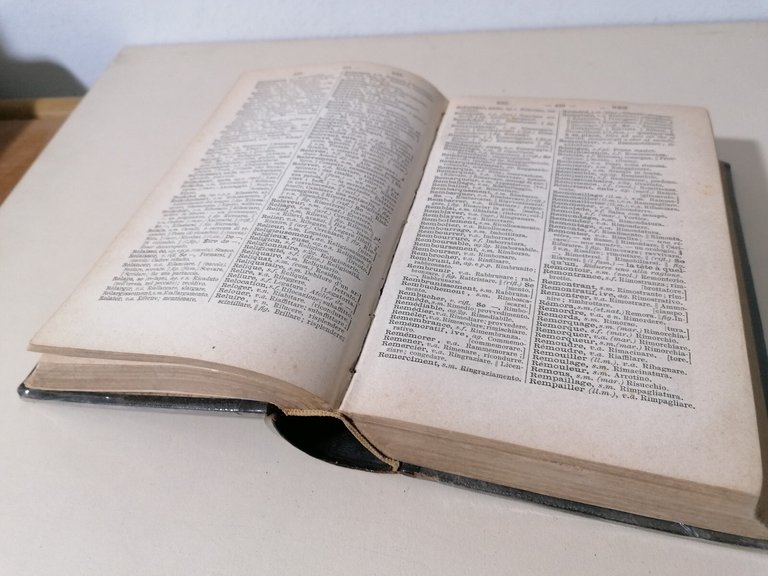 Nuovo Dizionario Francese Italiano Melzi 1888 Libro Antico Ottocento Vocabolario