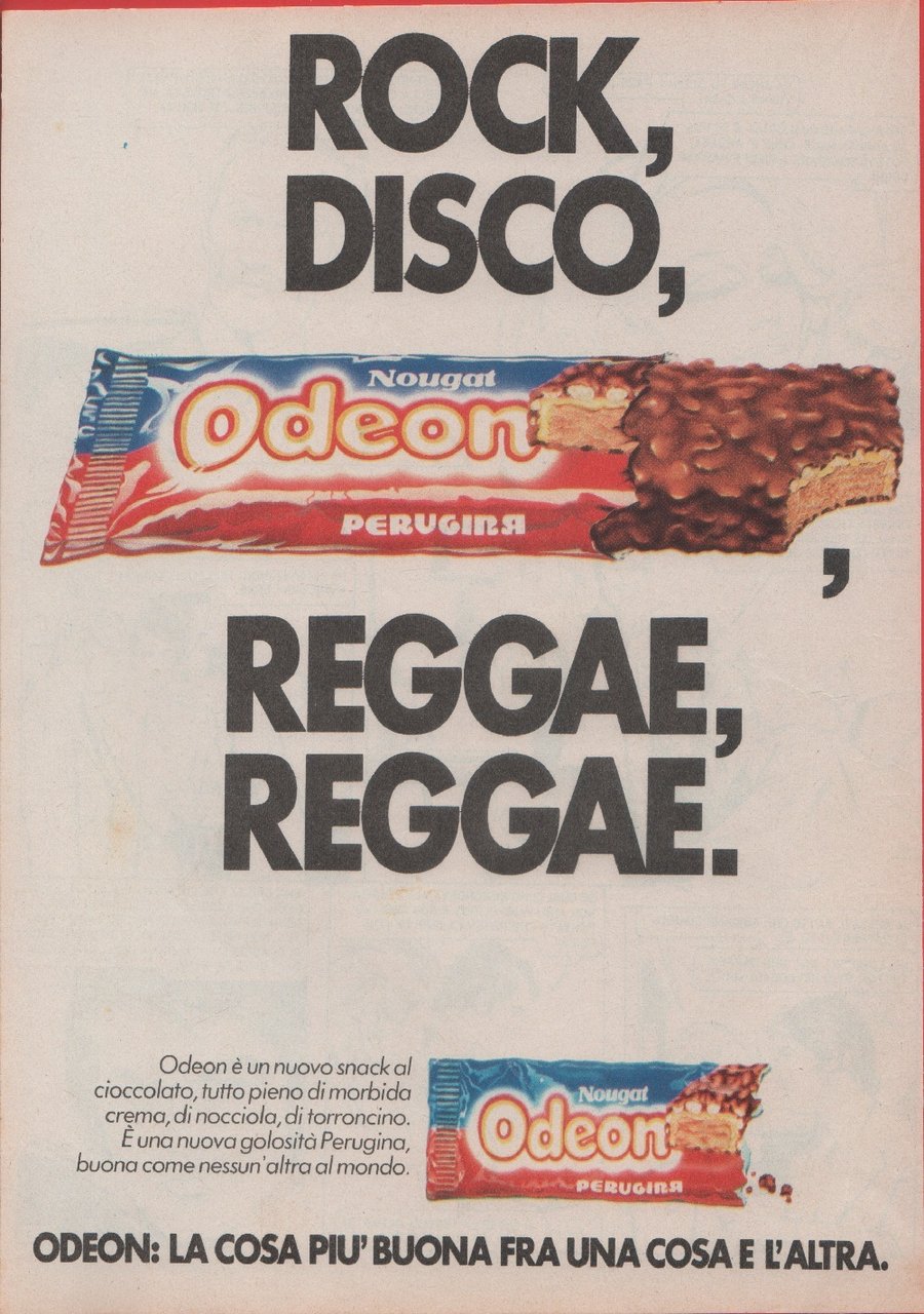 Odeon Perugina. Advertising 1981 | Immagine principale