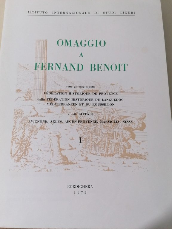 Omaggio A Fernand Benoit 5 Volumi Libri Bordighera Bicknell 1972 …