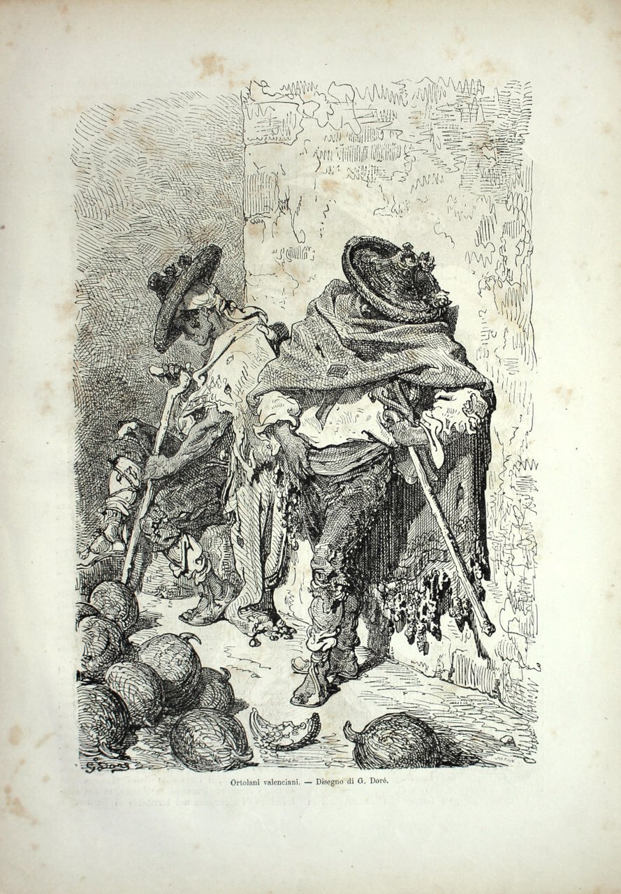 Ortolani valeciani (Spagna). Stampa 1864 | Immagine principale