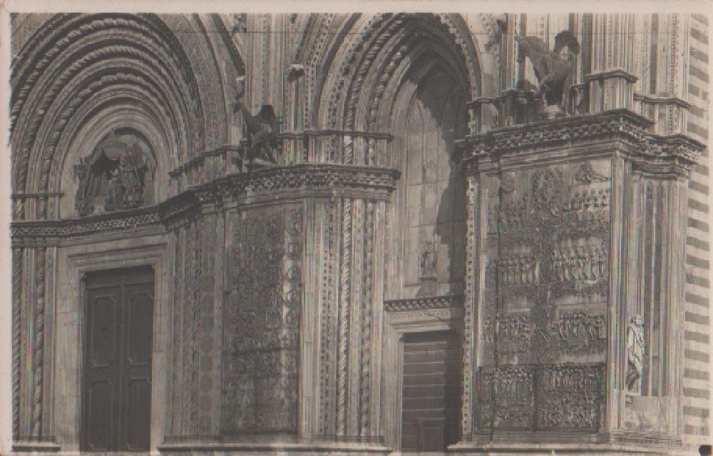 Orviedo. Portale Duomo. Non viaggiata | Immagine principale